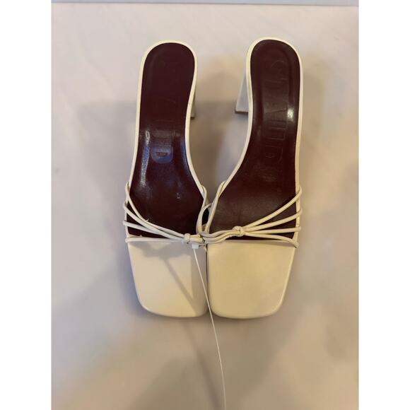 Staud Pippa Cream Heels - Women\'s Size 11 - Display